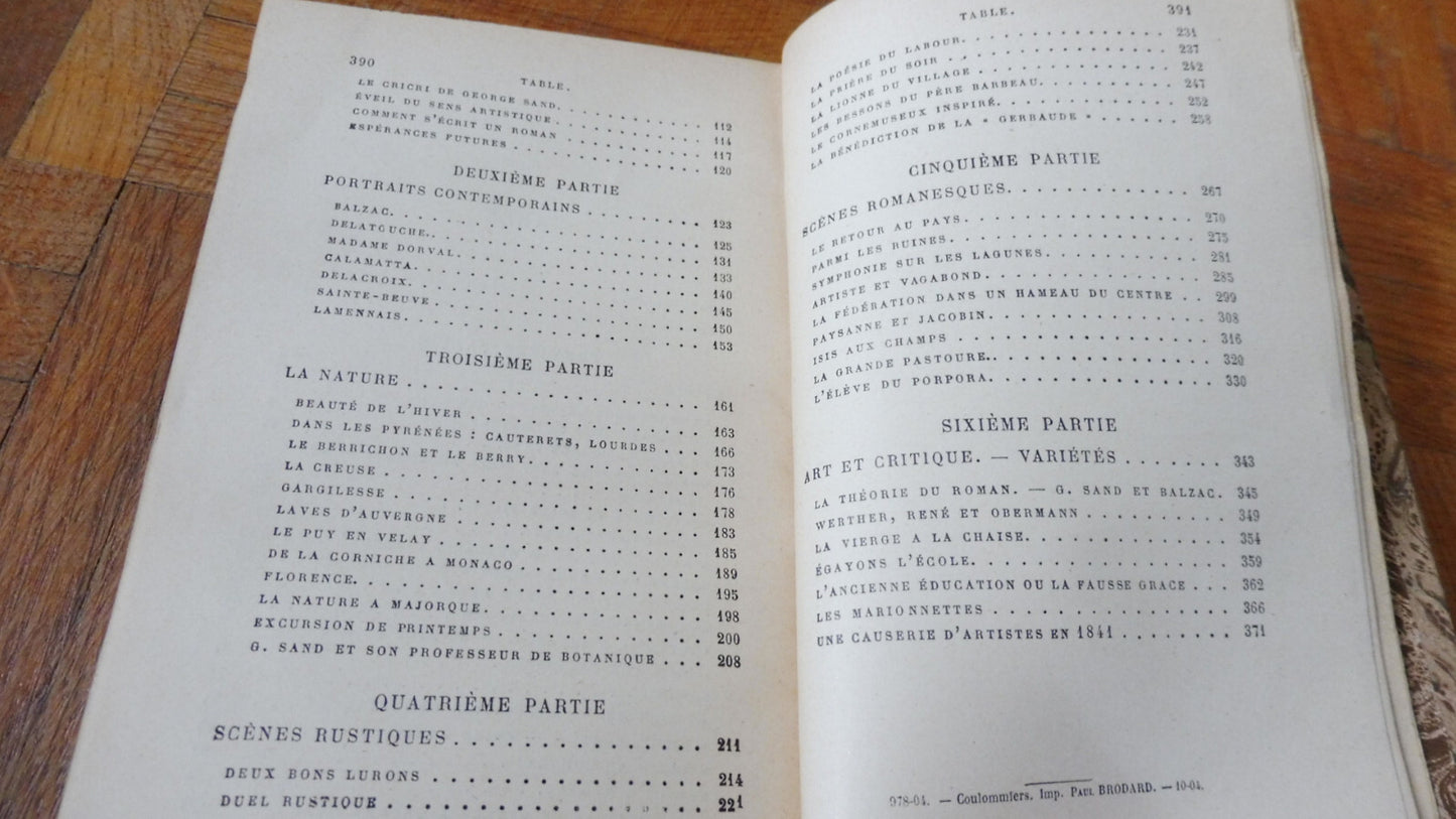 Pages choisies (George Sand) 1904