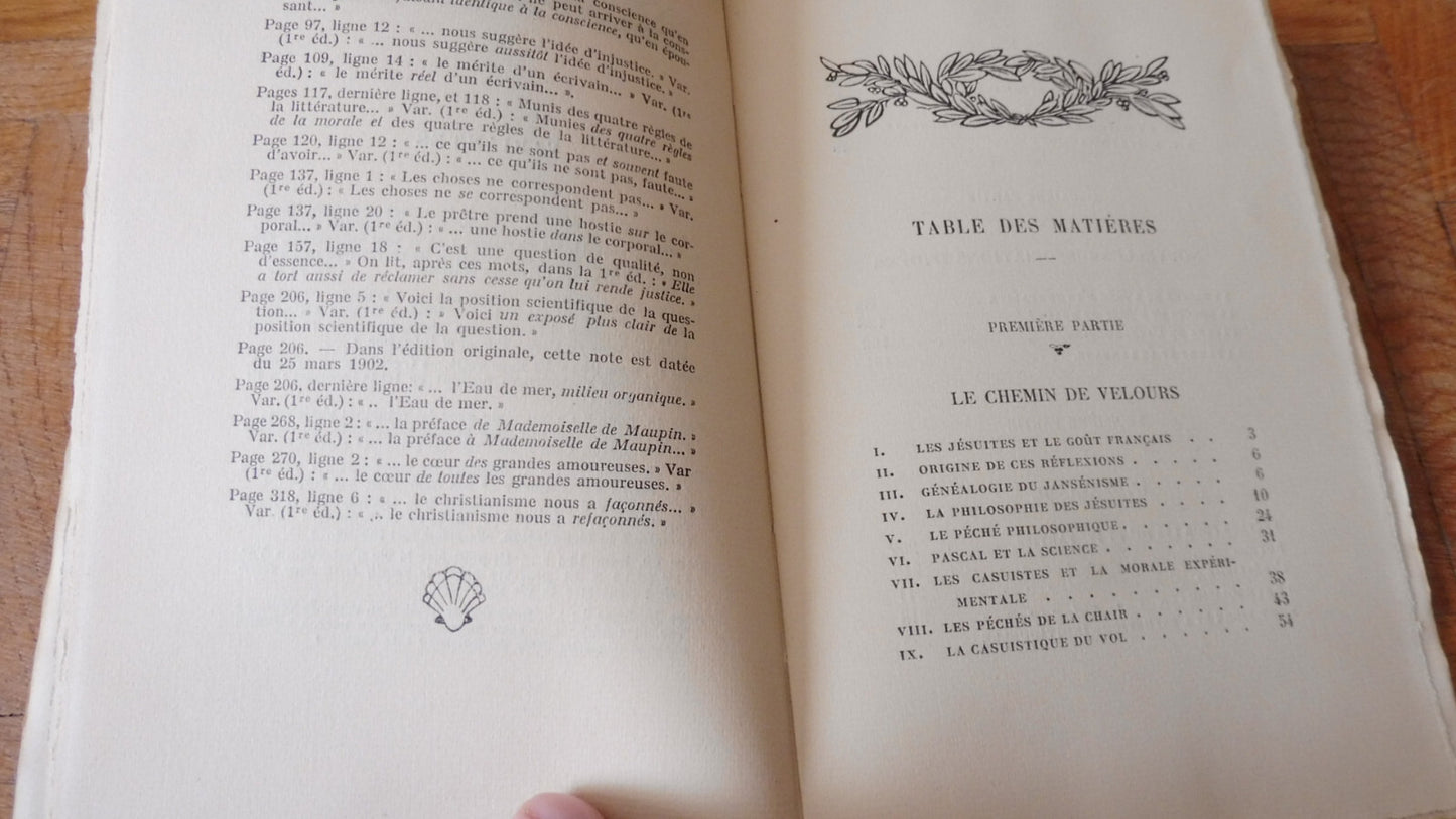 Le chemin de velours (Rémy De Gourmont) 1923 VERGE NUMEROTE