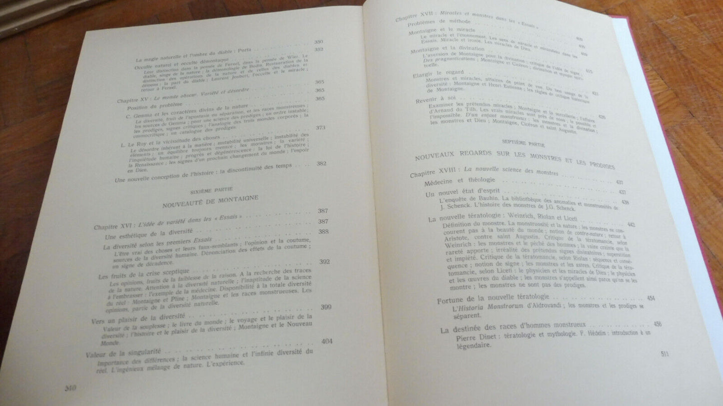 La Nature et les prodiges. L'insolite au XVIe en France (J. Céard) 1977