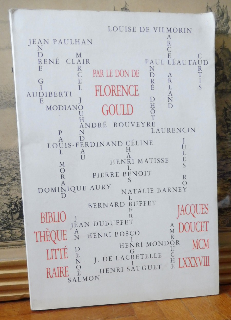 Par le don de Florence Gould (F. Chapon dir.) 1988 ENVOI