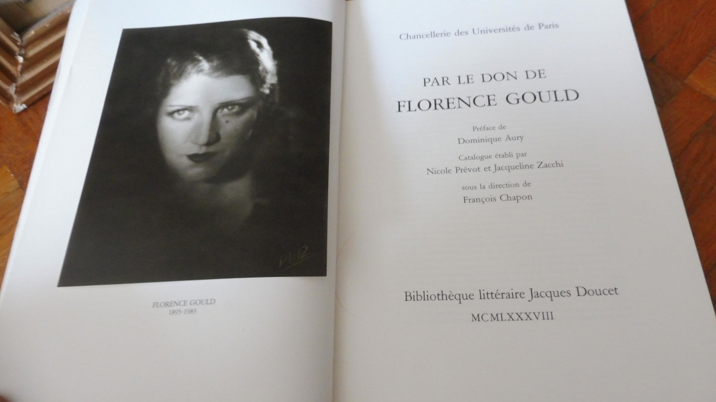 Par le don de Florence Gould (F. Chapon dir.) 1988 ENVOI
