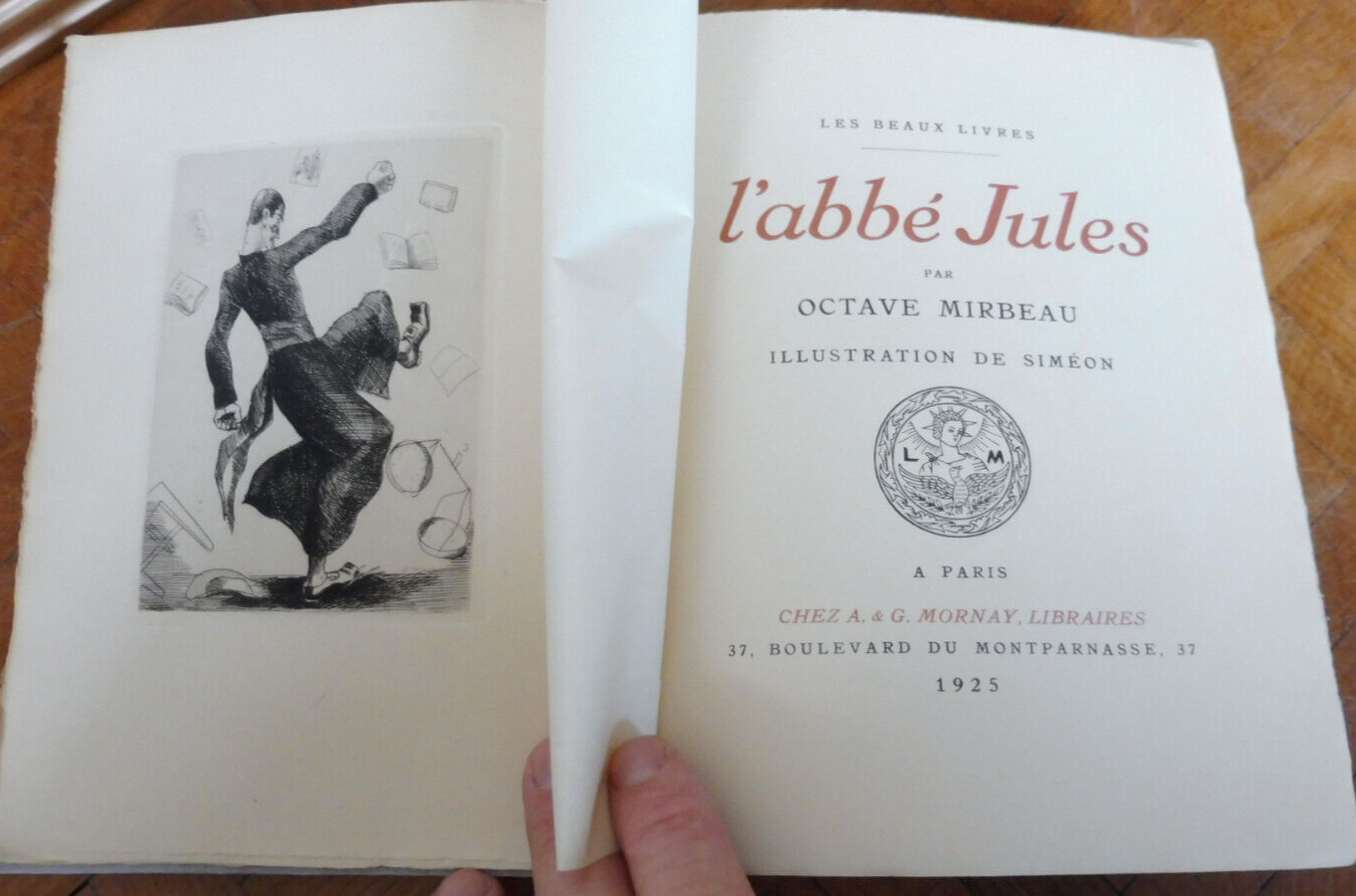 L'Abbé Jules (Octave Mirbeau) 1925 illus. Siméon RIVES