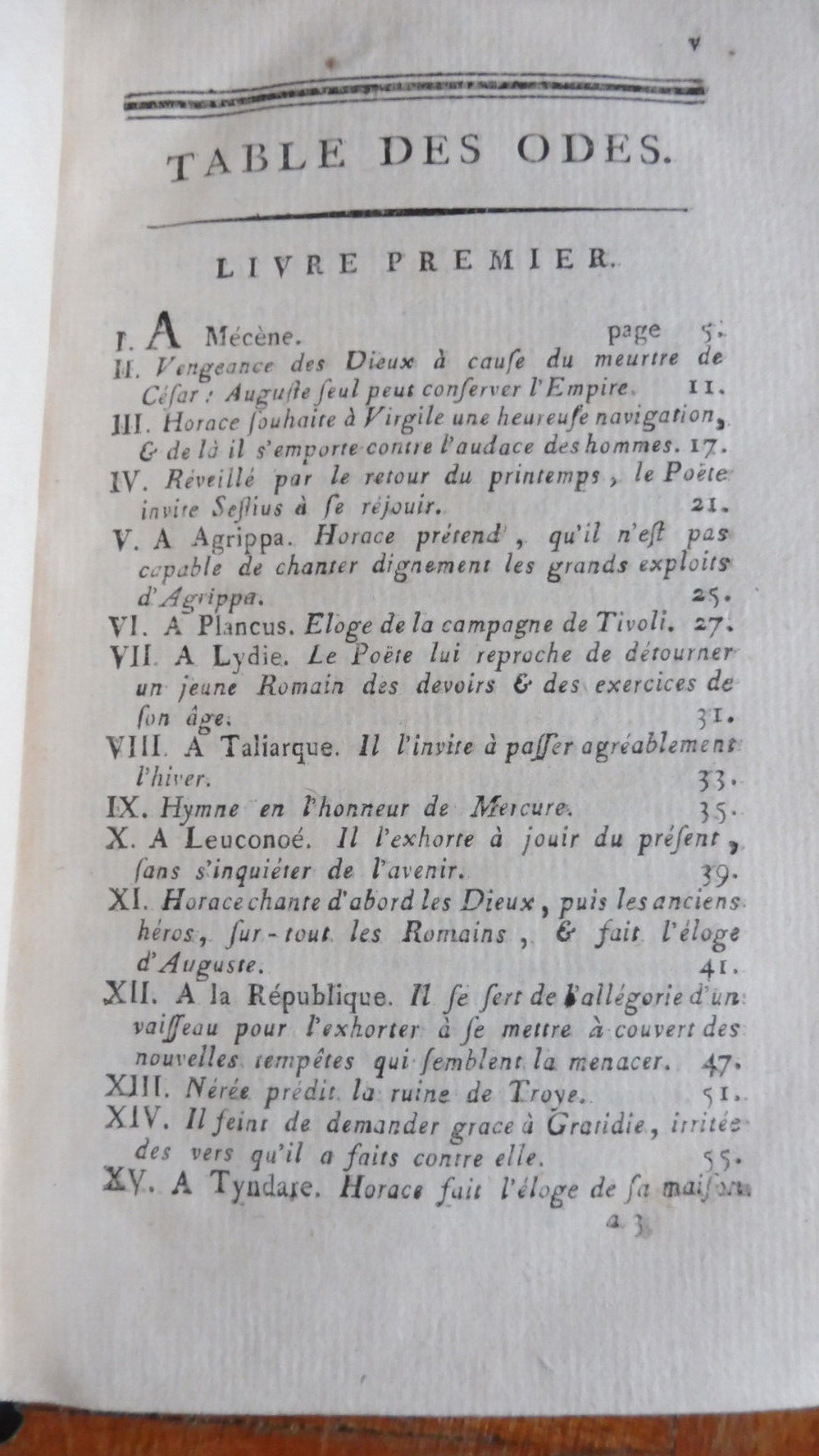 La Langue latine ou recueil d'auteurs classiques. Odes d'Horace 1789