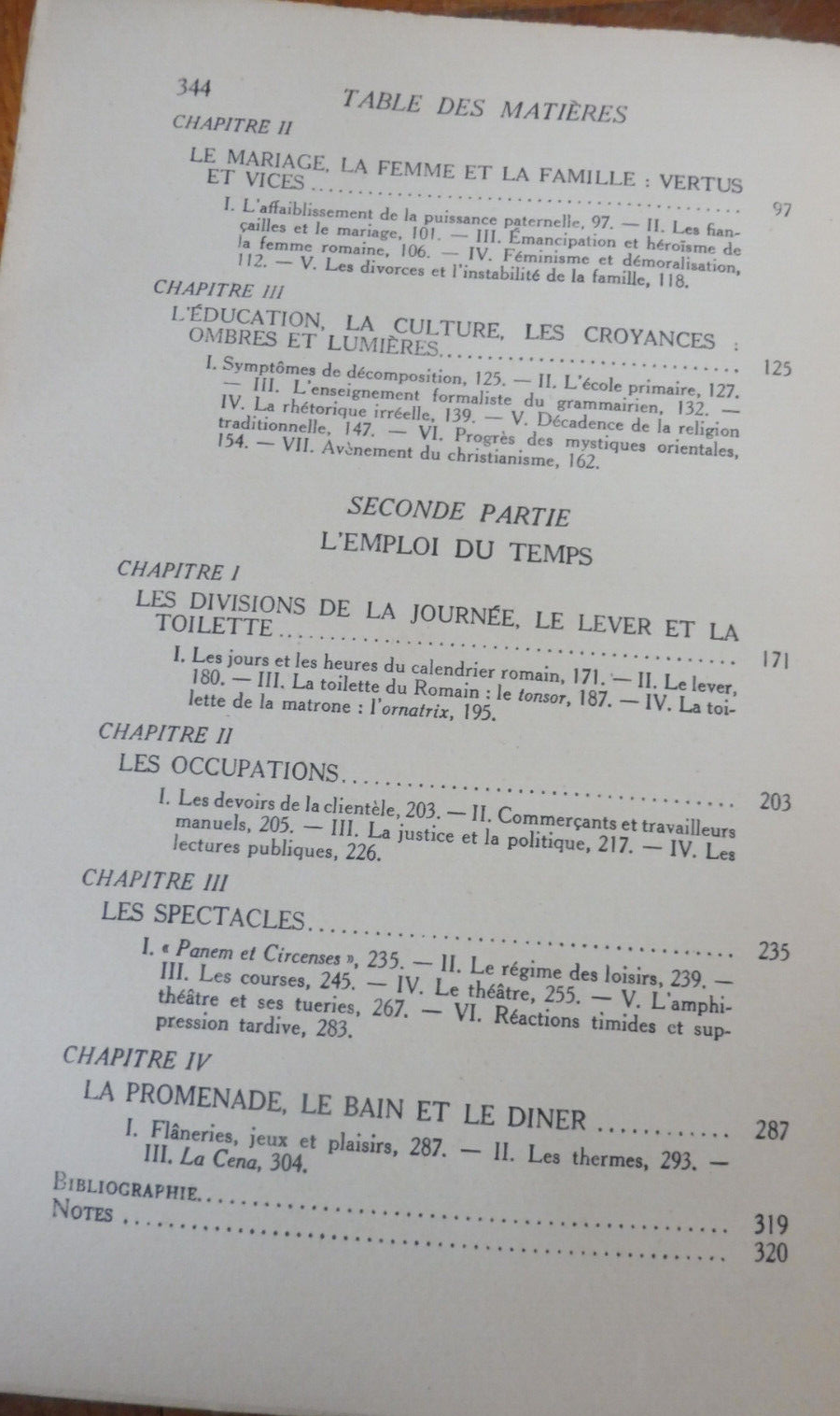 La Vie quotidienne à Rome (J. Carcopino) 1950