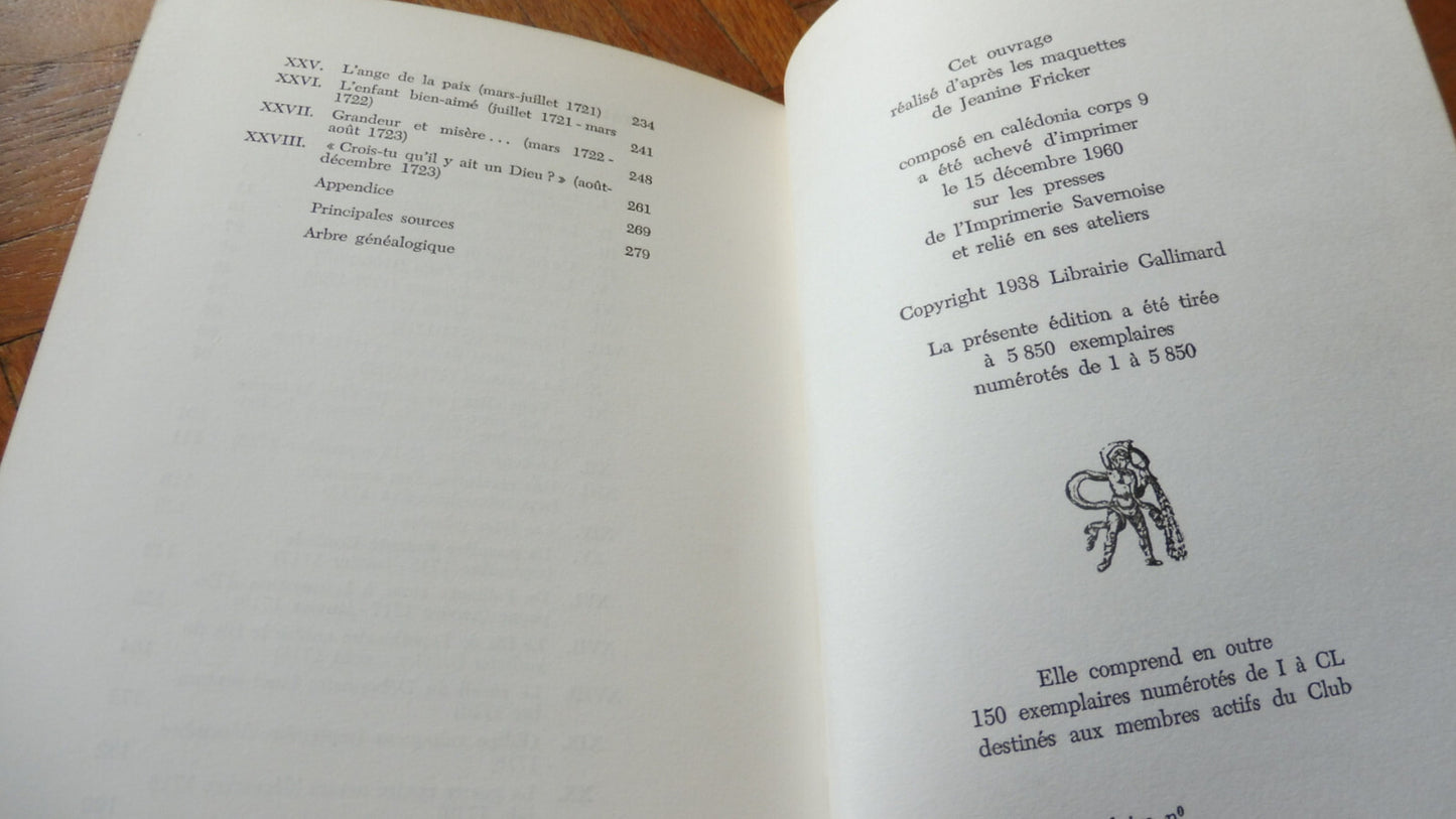 Le Régent (Philippe Erlanger) 1960