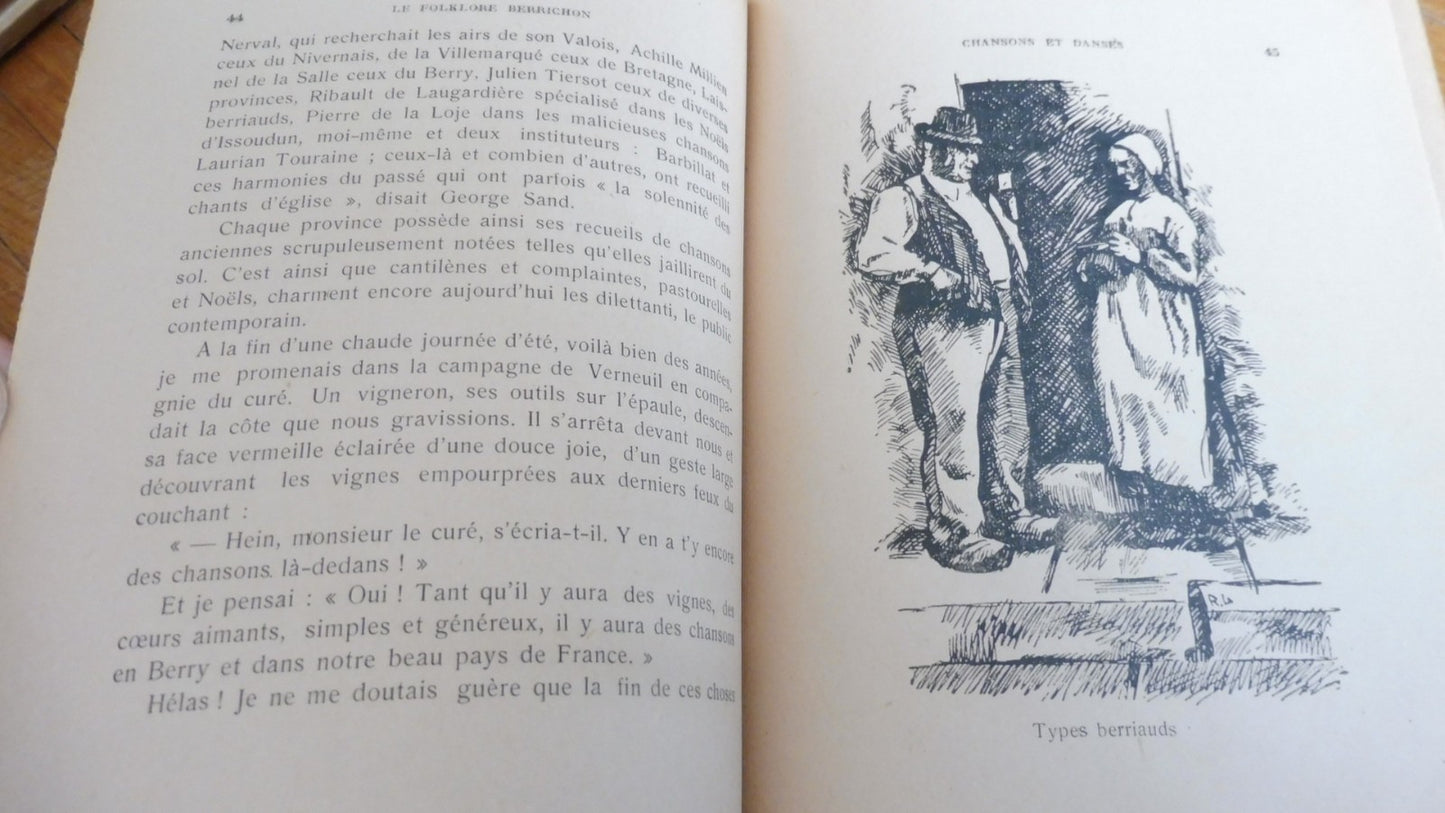 Le Folklore berrichon (Hugues Lapaire) 1945