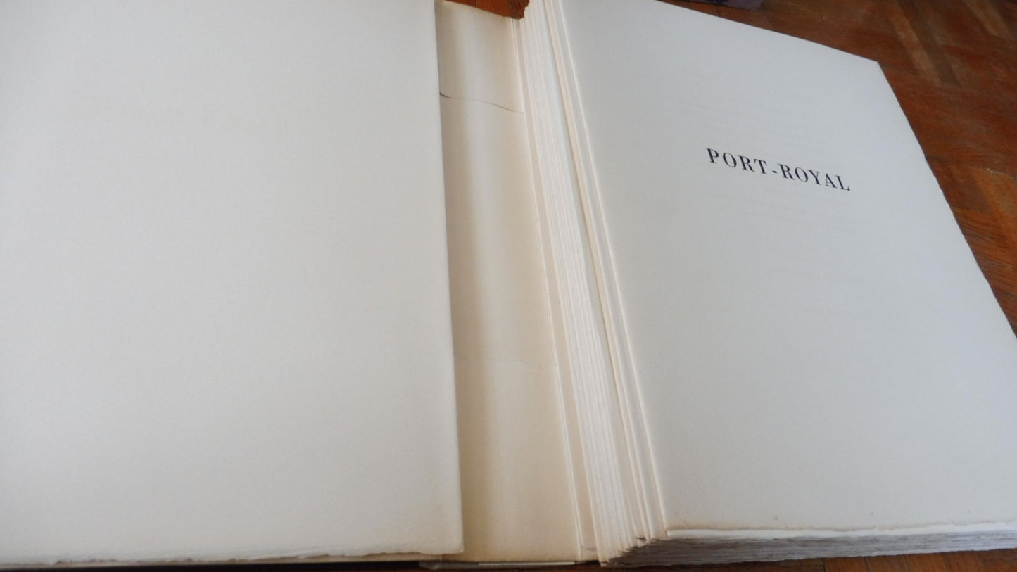Port-Royal (Henry De Montherlant) 1954 illus. René Aubert EO