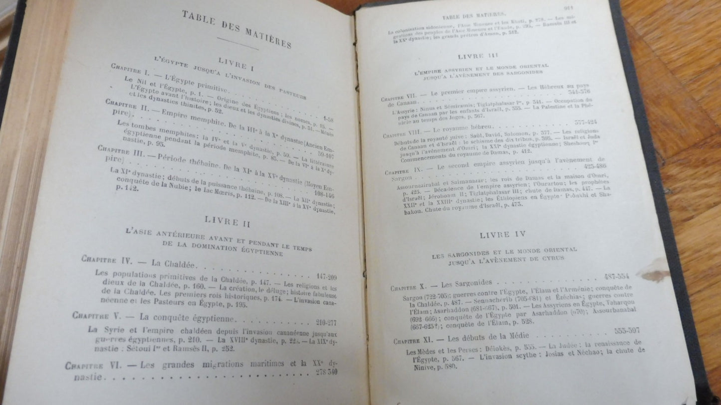 Histoire ancienne des peuples de l'Orient (G. Maspero) 1909