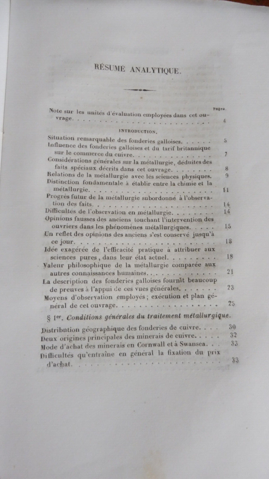 Description des procédés métallurgiques employés au P. de Galles (Le Play) 1848