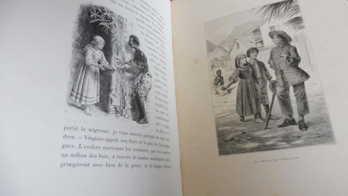 Paul et Virginie (Bernardin de Saint-Pierre) 1888 illus. Leloir