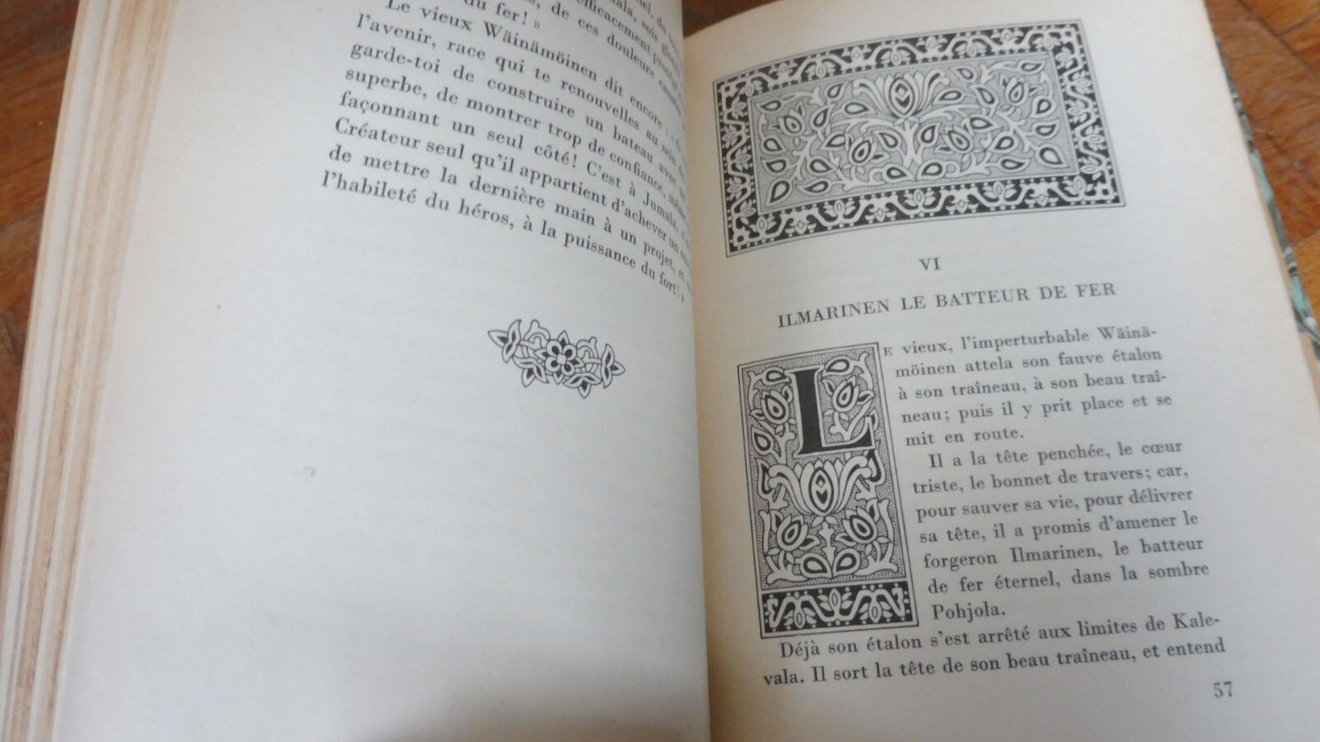 Le Kalévala. Epopée nationale de la Finlande (Léouzon-Le-Duc) 1926 JAPON
