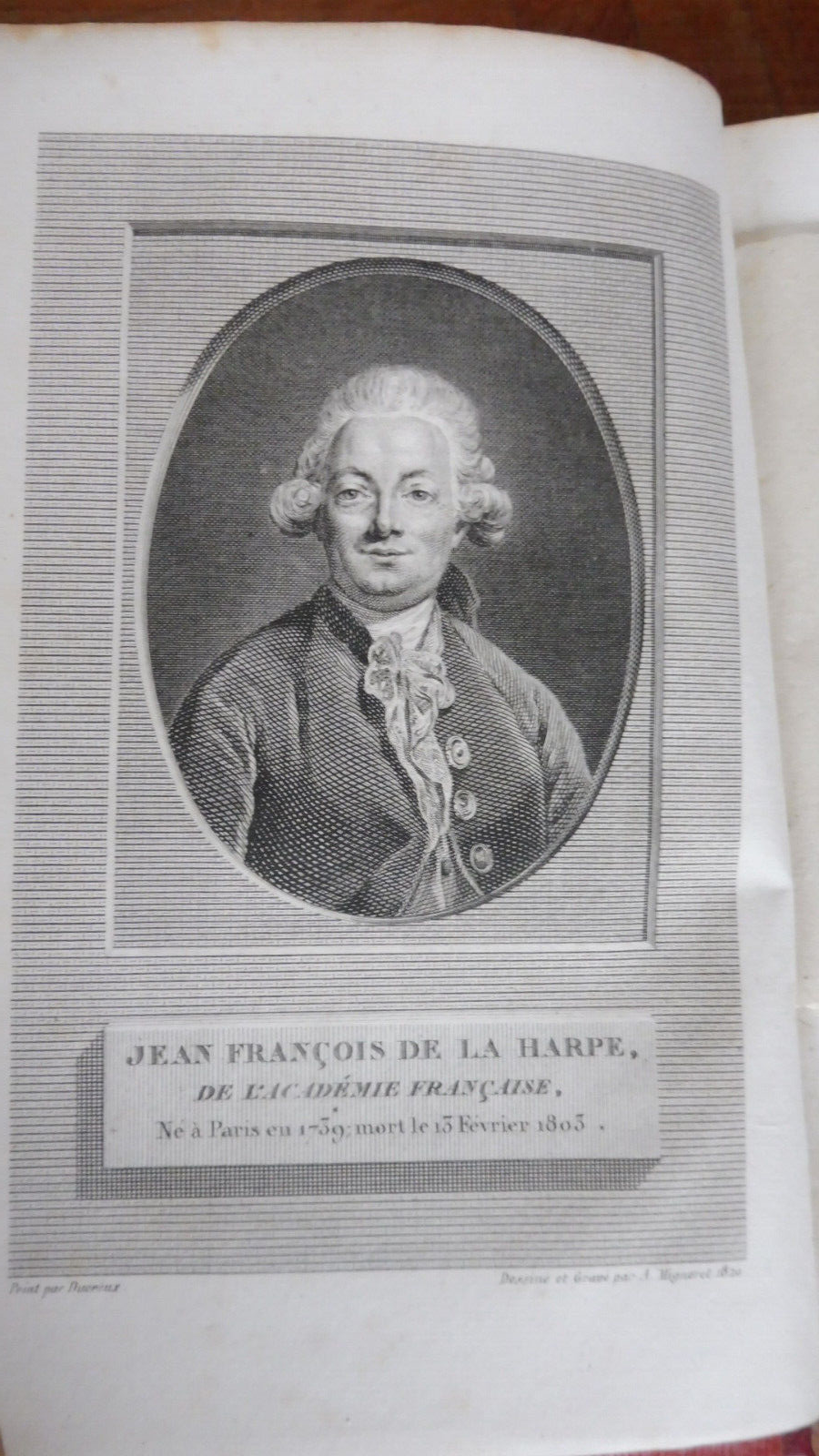 Cours de littérature ancienne et moderne (La Harpe) 1827 10 vol.