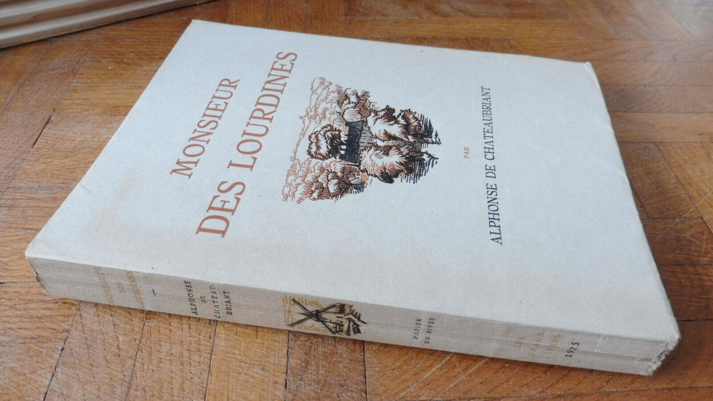 Monsieur de Lourdines (Alphonse de Chateaubriand) 1925 illus. Achener RIVES