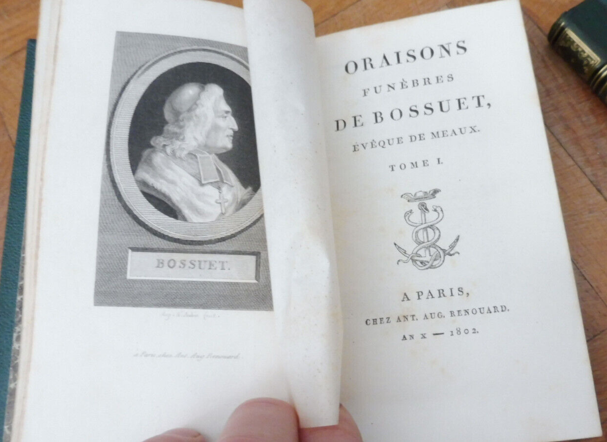 Oraisons funèbres (Bossuet) 1802 2/2