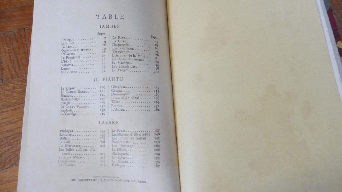 Iambes et poèmes (Auguste Barbier) s.d.