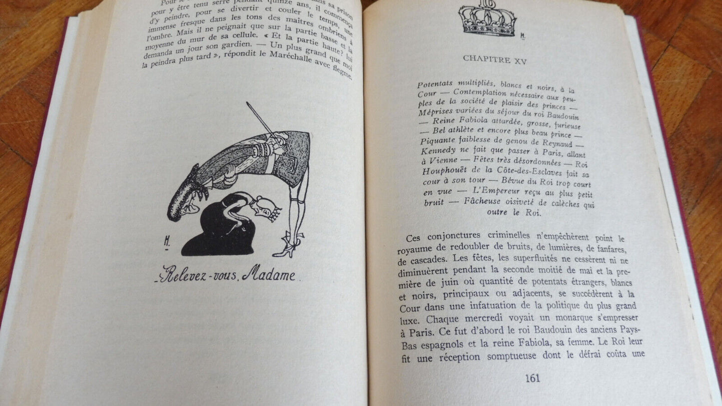 La Cour (A. Ribaud) 1962 illus. Moisan DE GAULLE