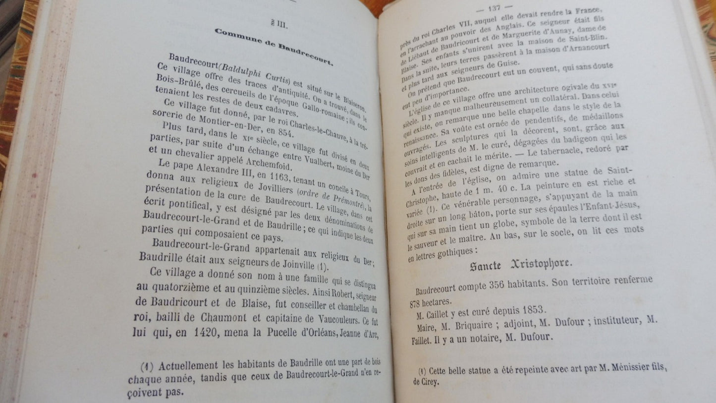 Notice historique de Doulevant-le-Château (Didier) 1871 HAUTE-MARNE
