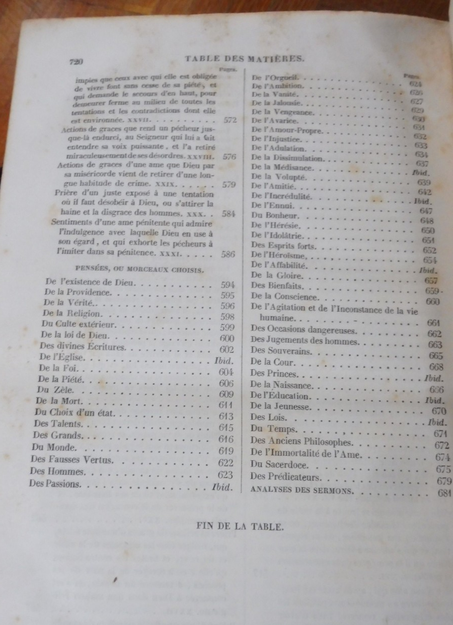 Oeuvres de Massillon 1835 2/2