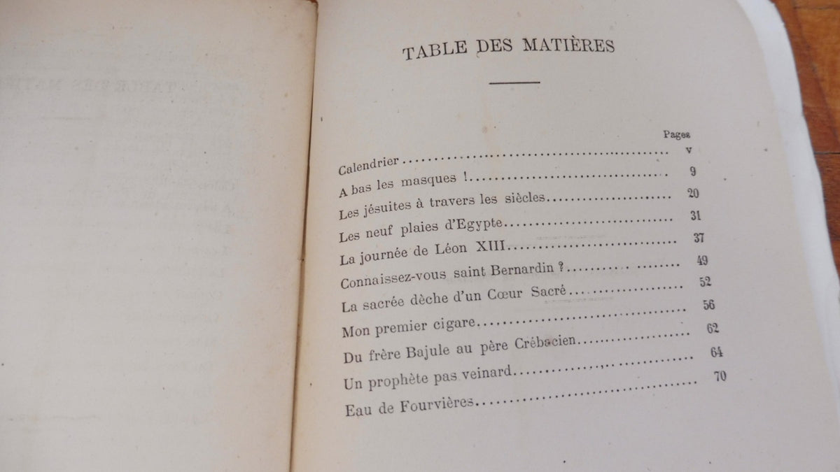 Almanach anticlérical. 1879 (Léo Taxil) 1879