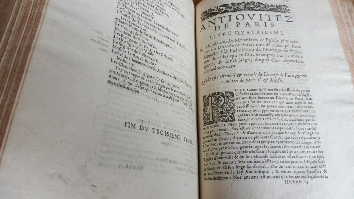 Le Théâtre des antiquités de Paris (Jacques Du Breuil) 1639