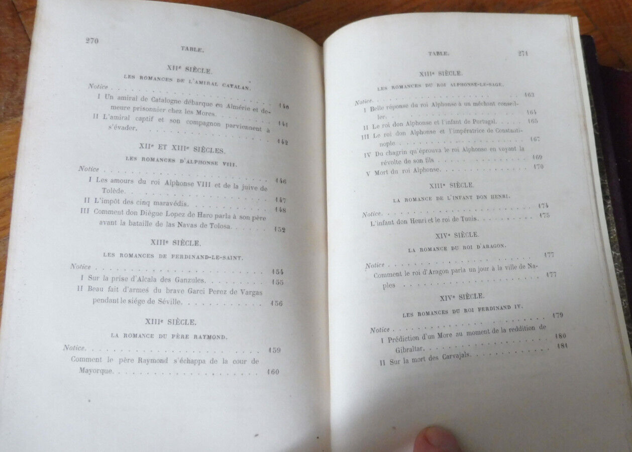 Romancero général ou recueil de chants de l'Espagne (Damas Hinard) 1844 2/2