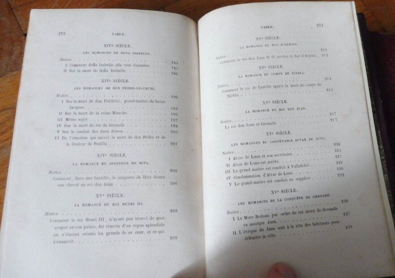 Romancero général ou recueil de chants de l'Espagne (Damas Hinard) 1844 2/2
