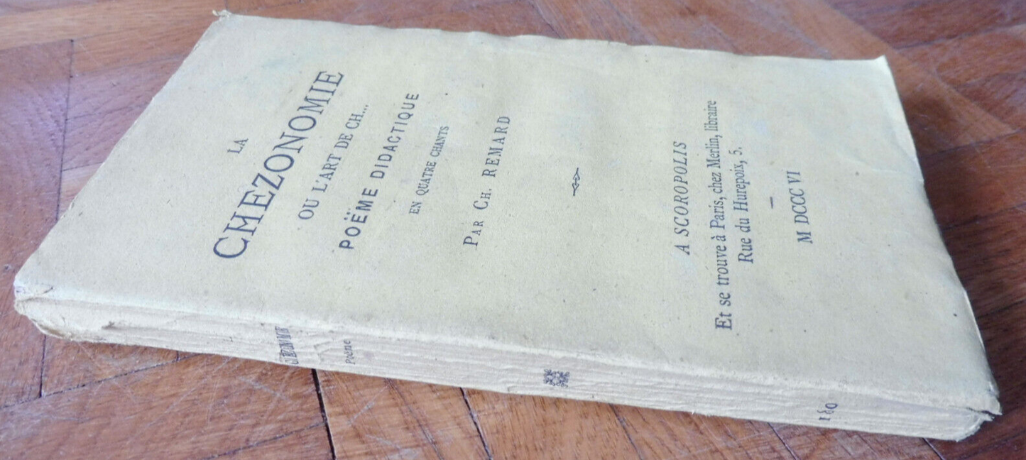 La Chézonomie ou l'art de ch... (Ch. Remard) 1806 EO