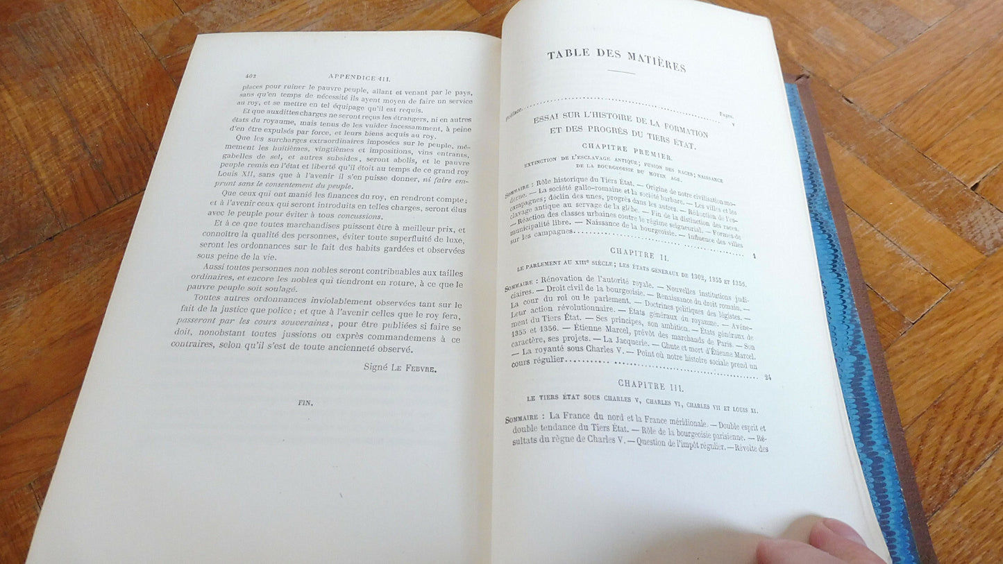 Essai sur l'histoire du Tiers Etat (Augustin Thierry) 1860
