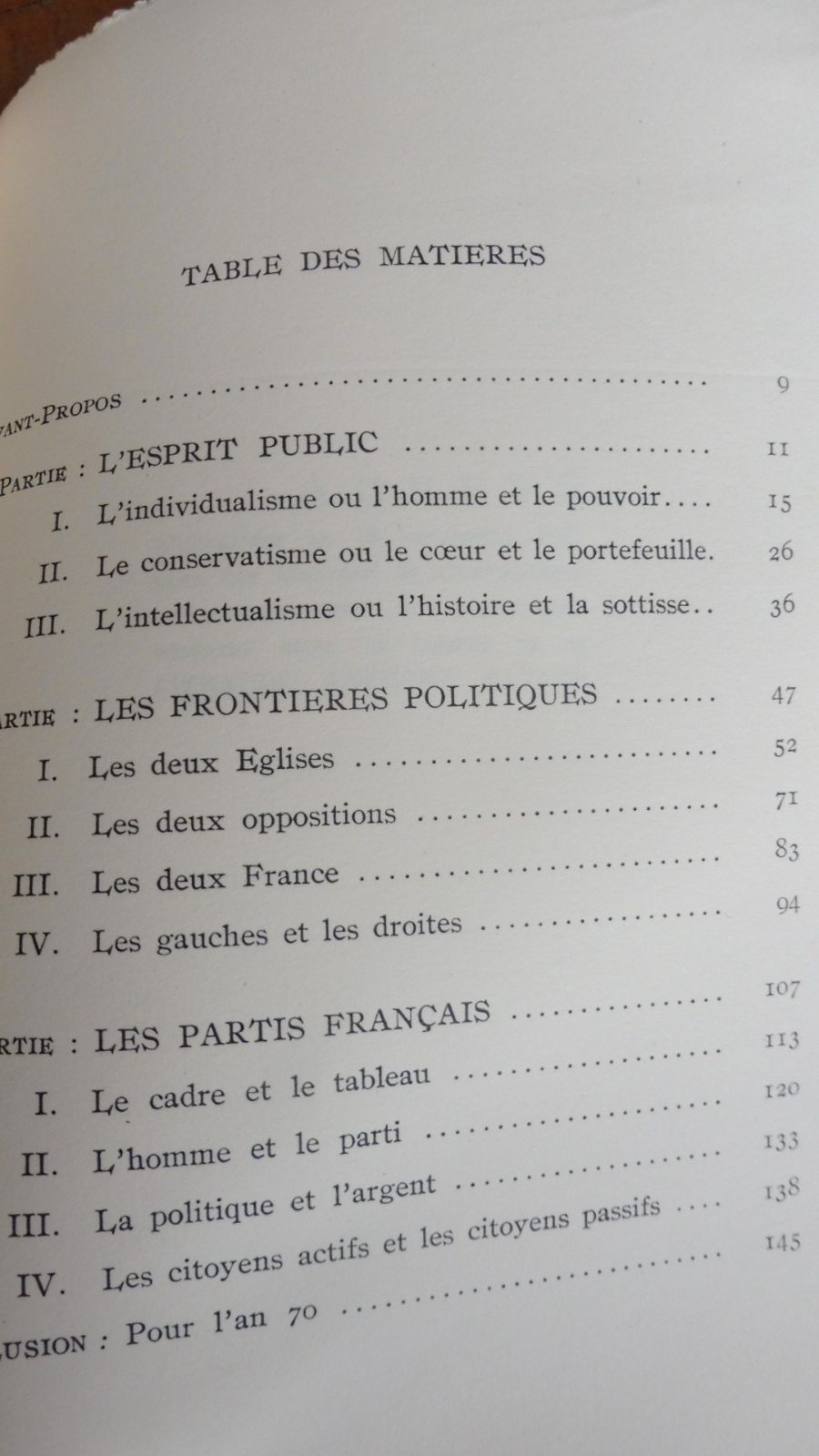 La France déchirée (Jacques Fauvet) 1957 ENVOI