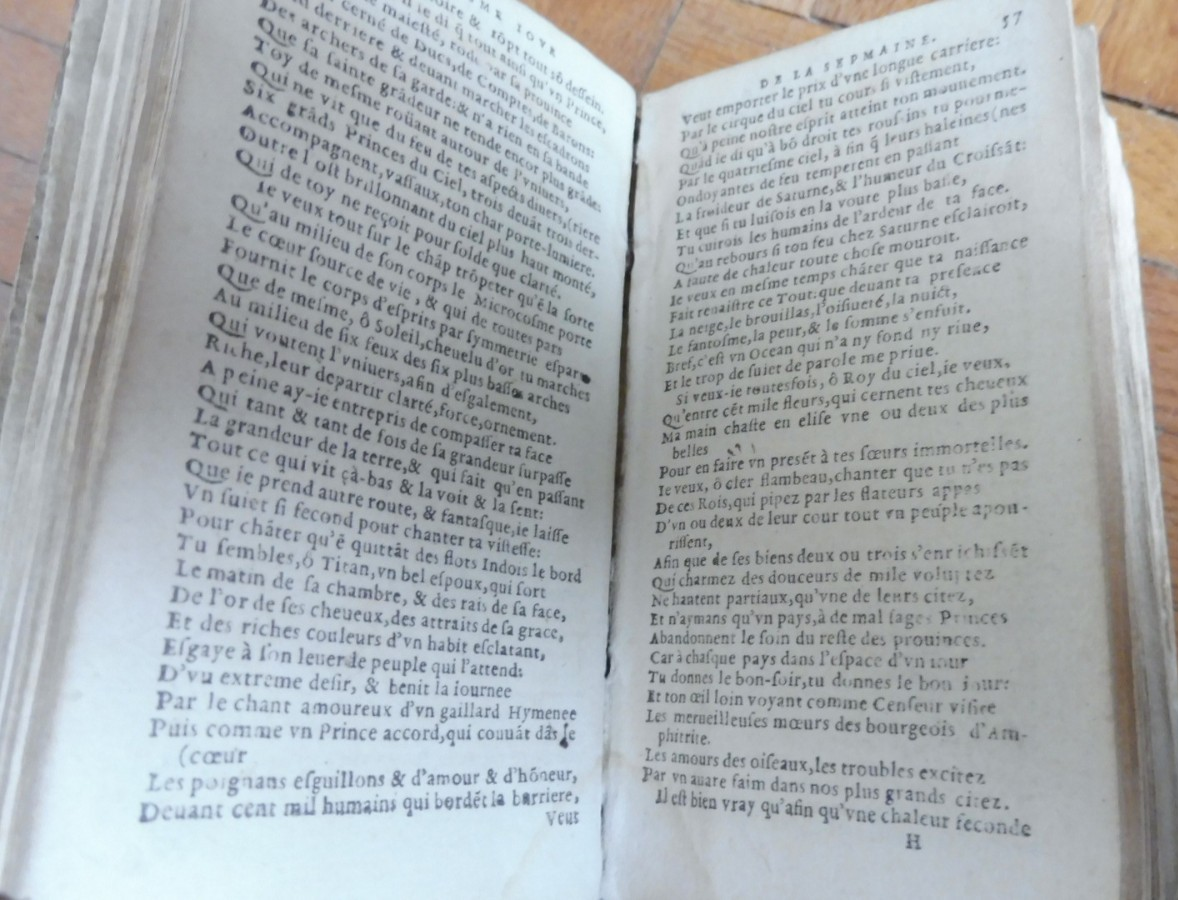 Oeuvres poétiques de Guillaume de Salluste 1606