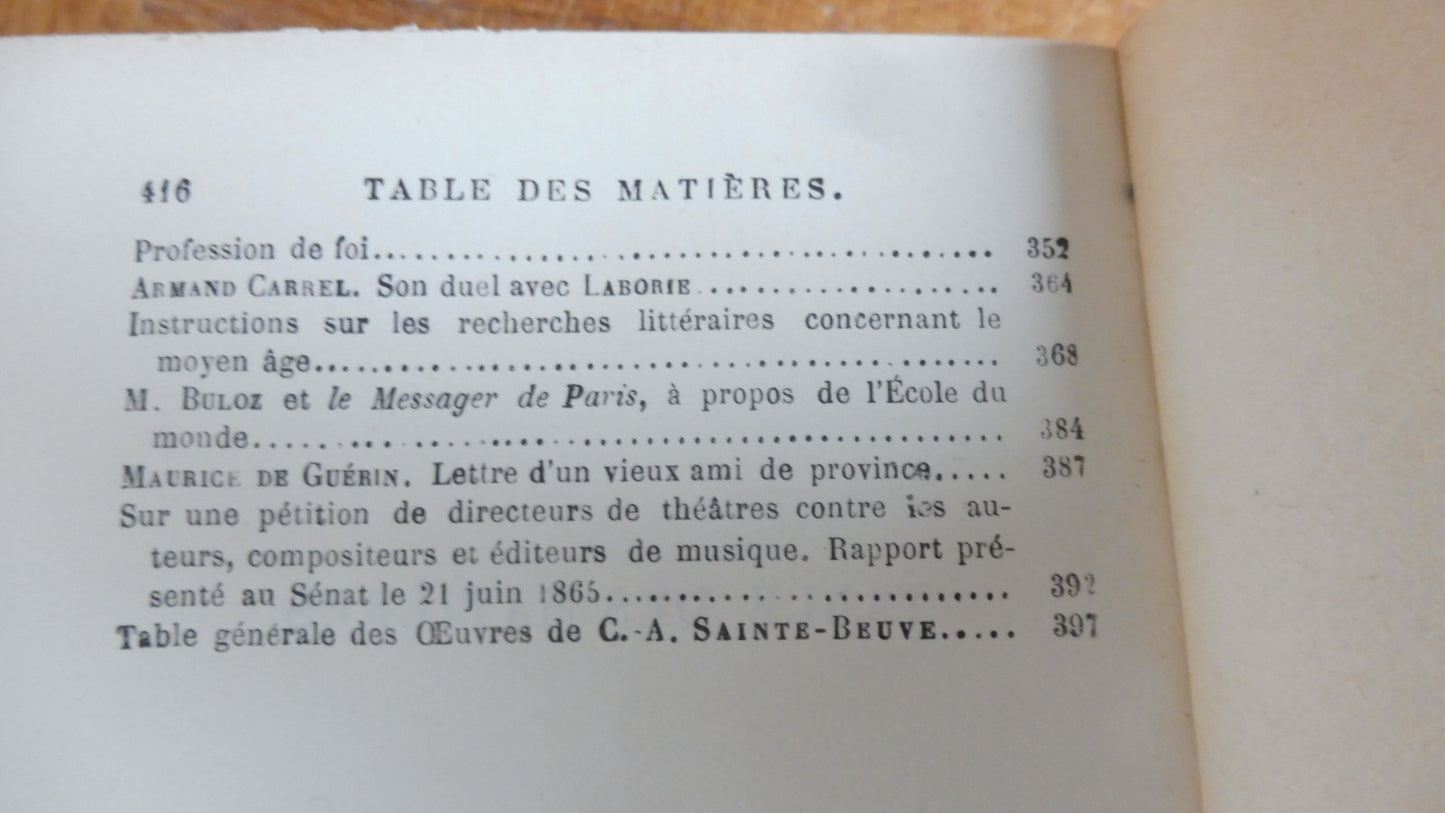 Premiers lundis (Sainte Beuve) 1913 3 vol.