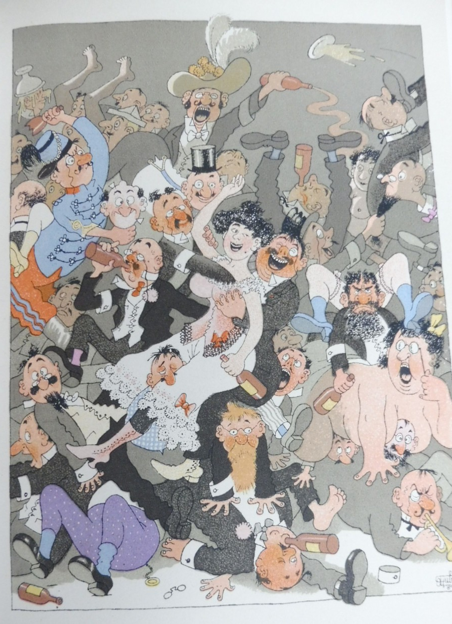 Messieurs les ronds de cuir (Georges Courteline) 1949 illus. Dubout VELIN