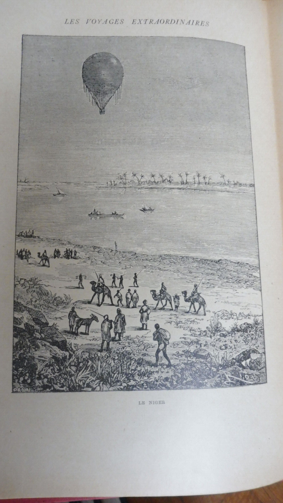 Cinq semaines en ballon (Jules Verne) s.d. illus. Riou et Montaut