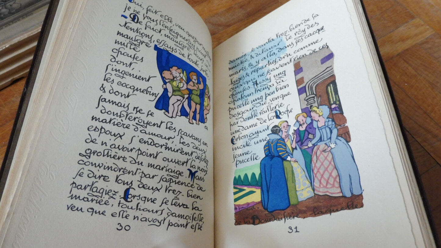 Le Dangier d'être trop cocquebin (Balzac) 1925 illus. Grand D'Aigle VELIN