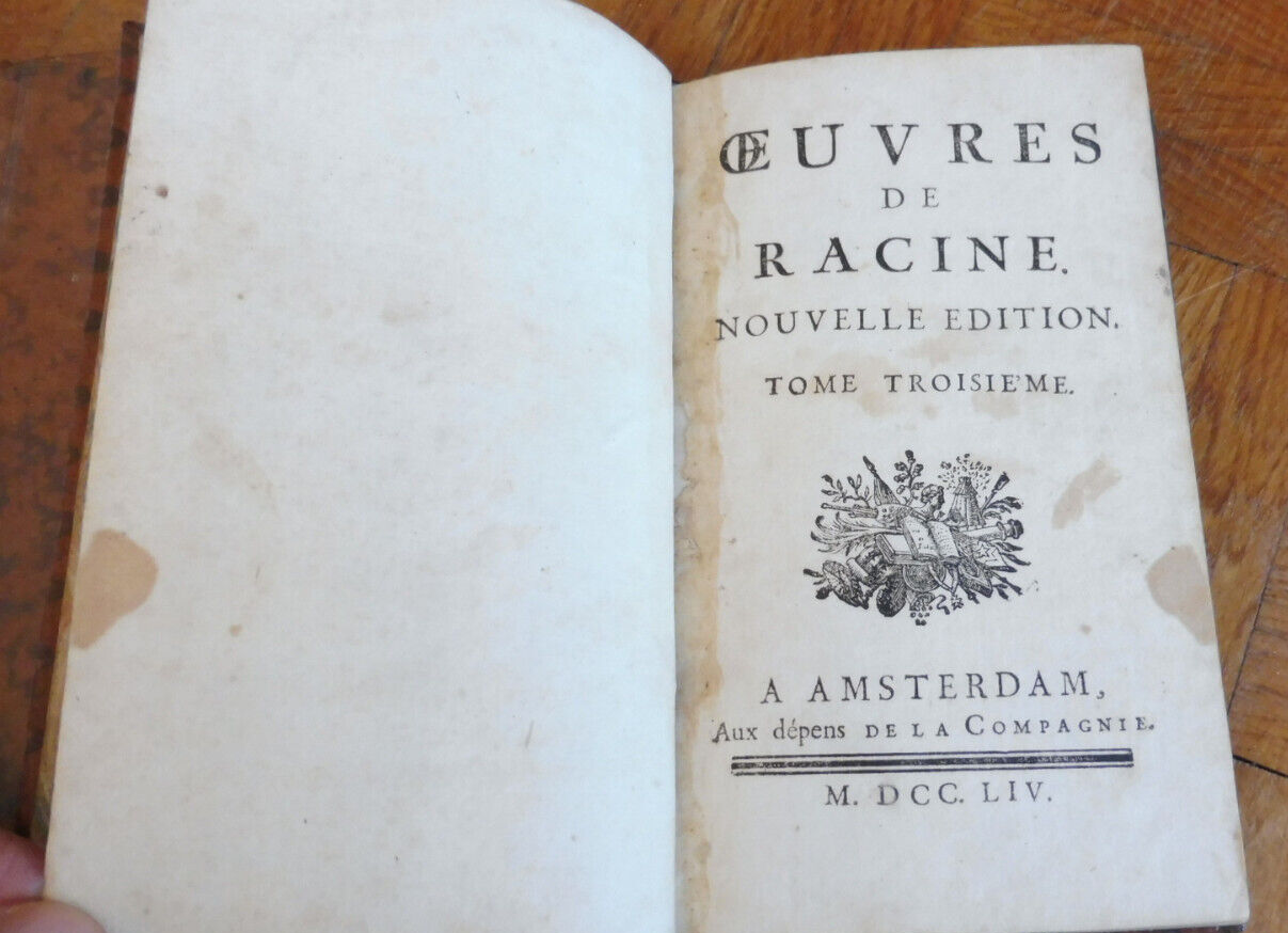 Oeuvres de Racine 1754 3/3