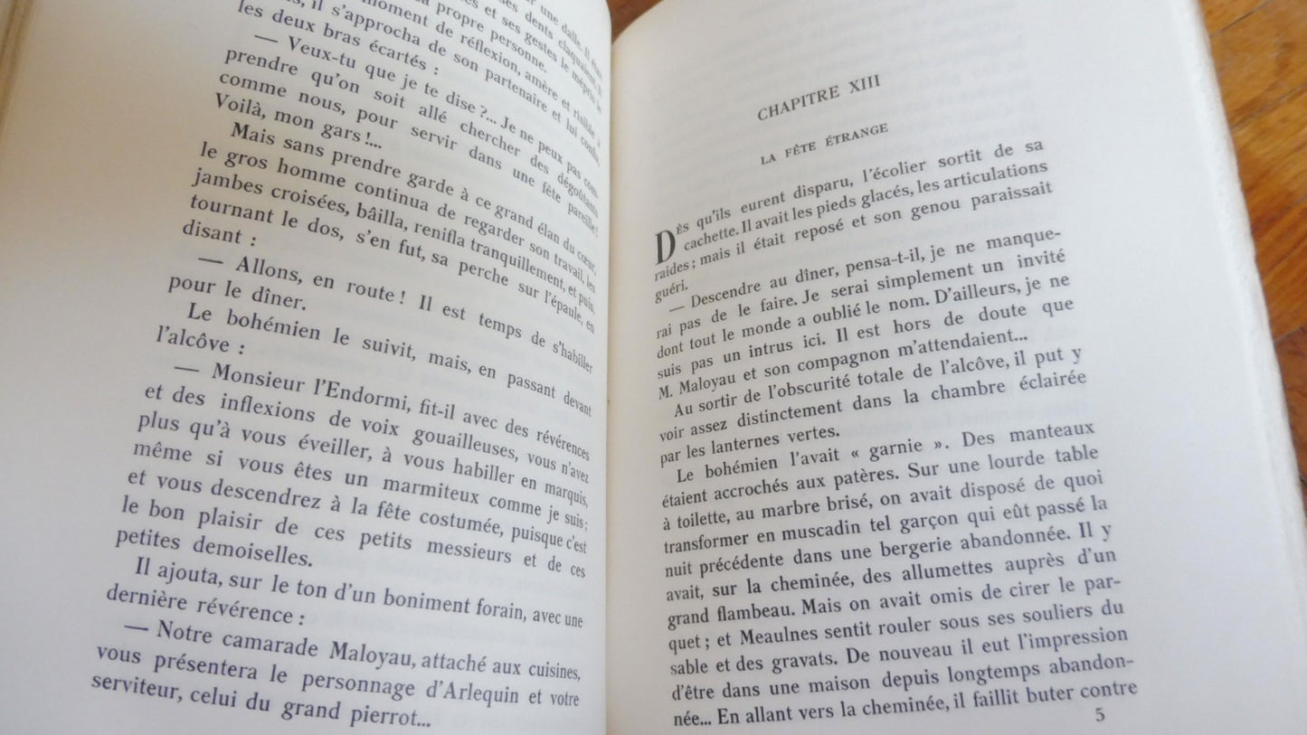 Le Grand Meaulne (Alain Fournier) 1924 VELIN