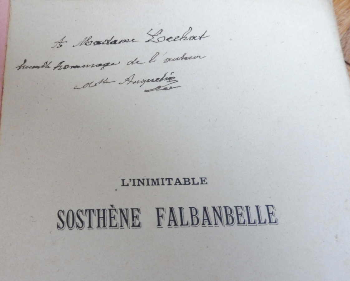 L'Inimitable Sosthène Falbanbelle (M. Anquetin) 1909 ENVOI