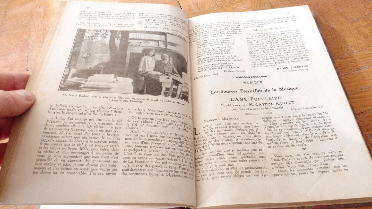 Journal de l'Université des Annales 1922