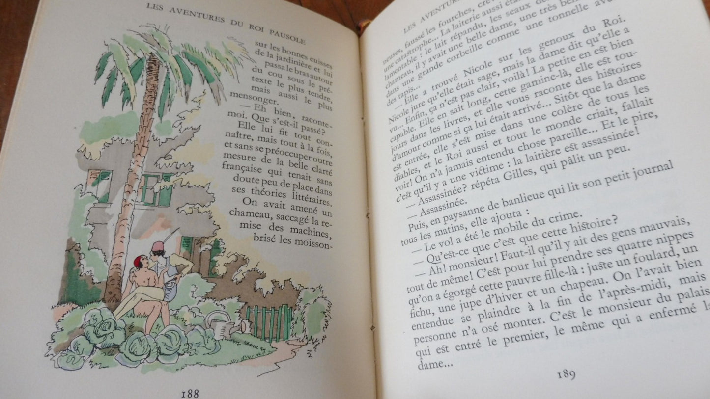 Les Aventures du roi Pausole (Pierre Louÿs) 1939 illus. Touchet