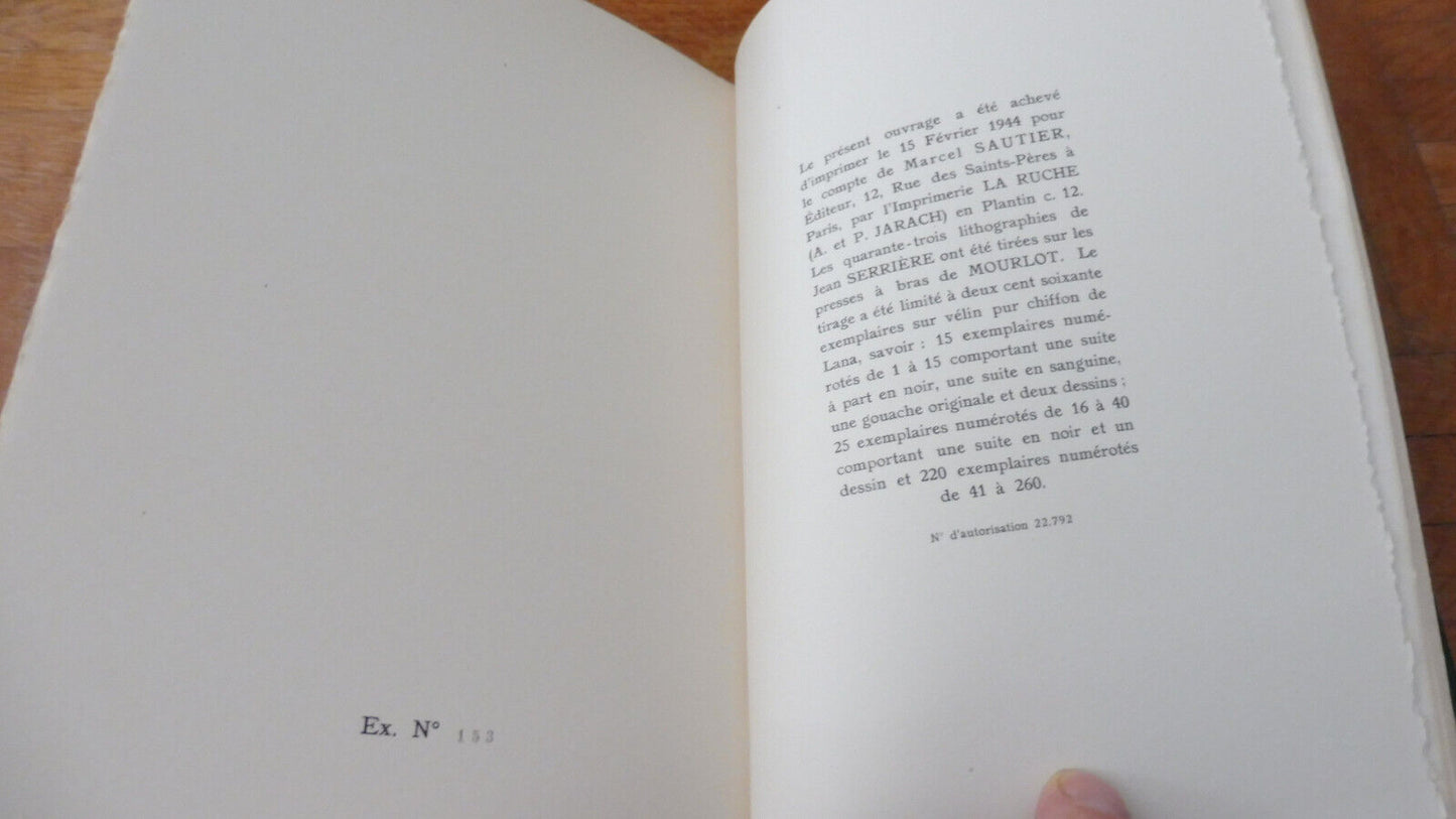 La Saison à Bahia (Hugues Rebell) 1944 illus. Serrière VELIN