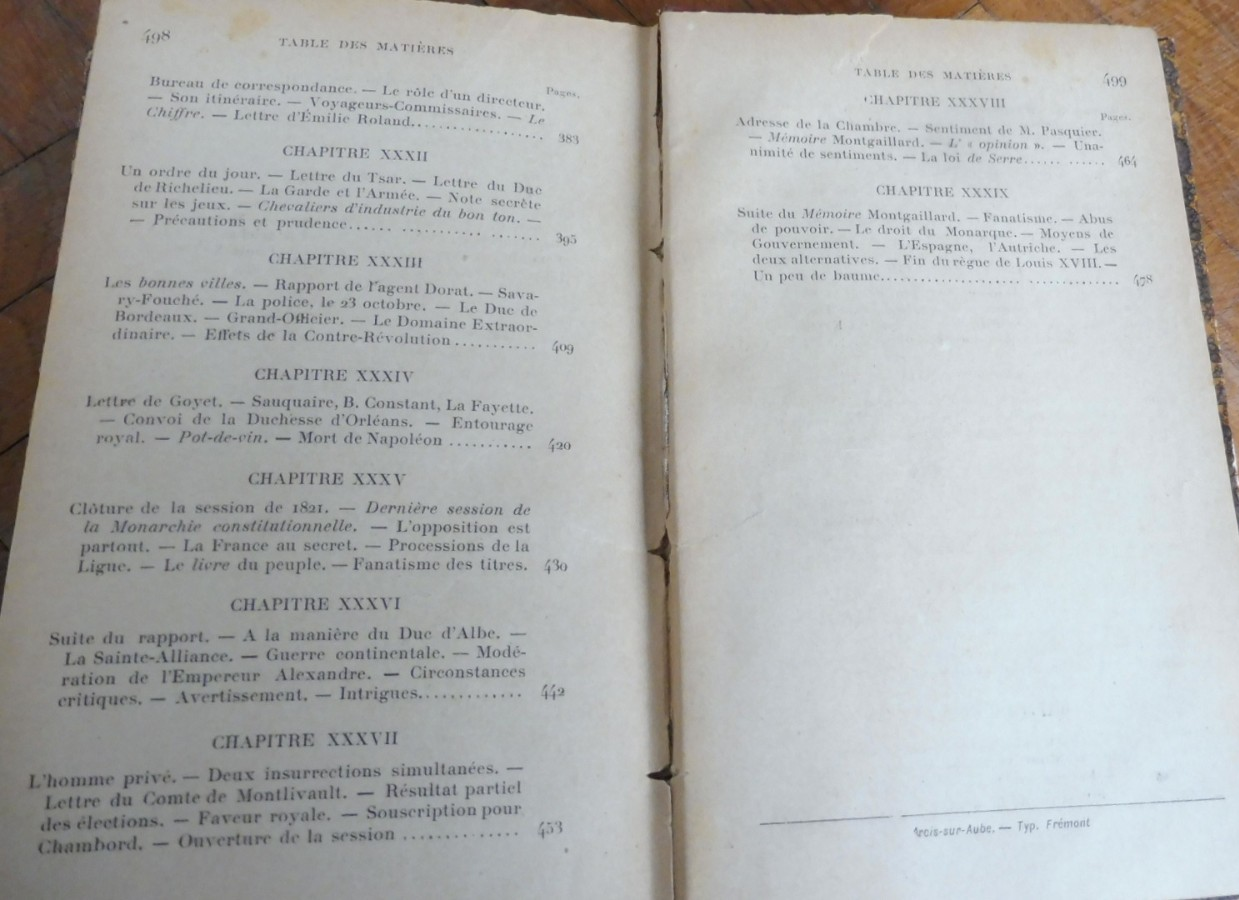 Un pair de France policier. 1815-1822 (Comte d'Hérisson) 1894
