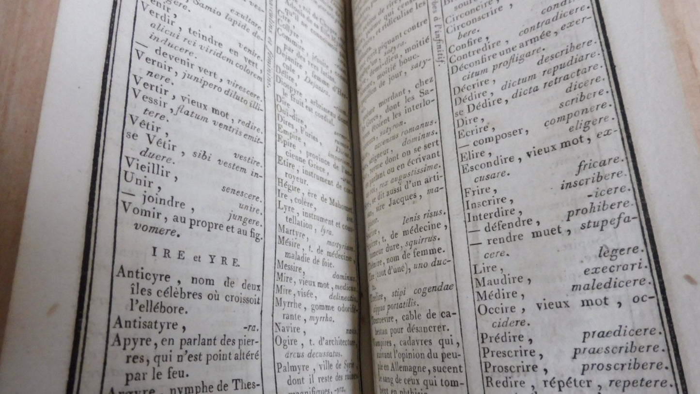 Dictionnaire de rimes (Richelet) an VII