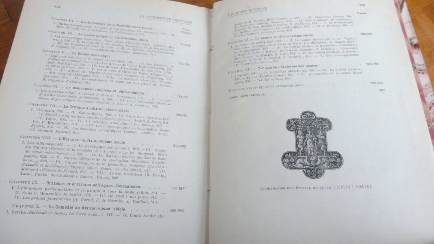 Histoire illustrée de la littérature française (Des Granges) s.d.