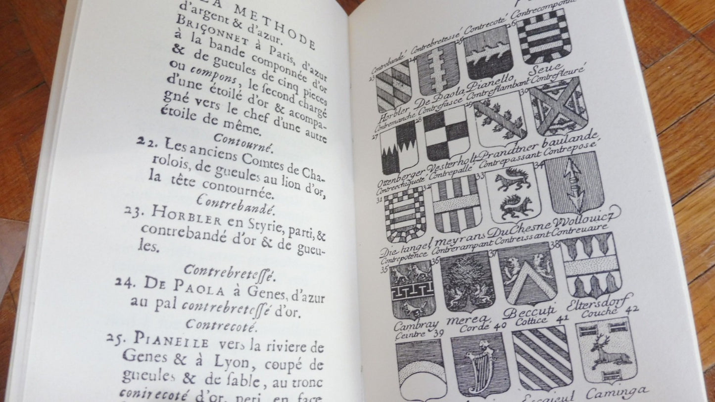La Méthode du blason (Menestrier) 1980 REPRINT