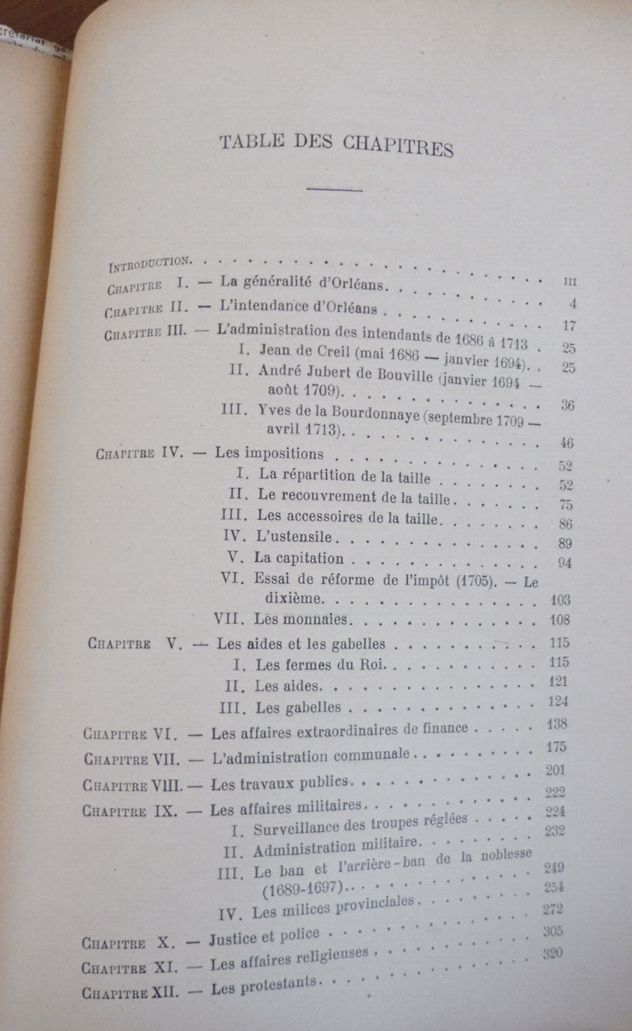 L'Administration des intendants d'Orléans 1686-1713 (De Beaucorps) 1911
