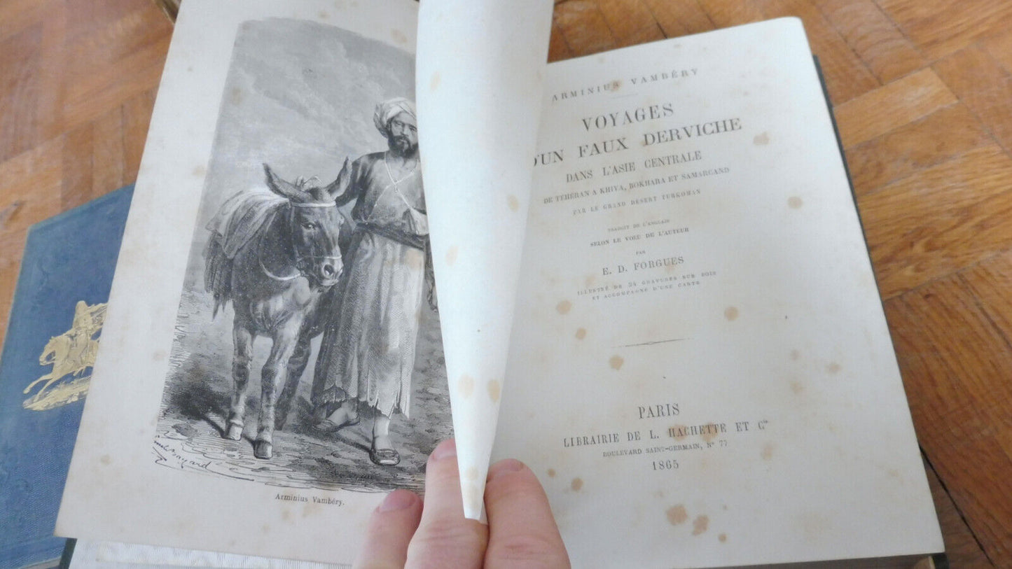 Voyages d'un faux derviche dans l'Asie Centrale (Arminius Vambéry) 1865