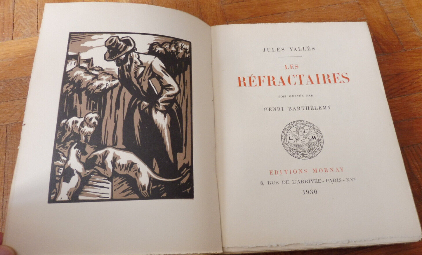 Les Réfractaires (Jules Vallès) 1930 illus. Barthélémy VELIN