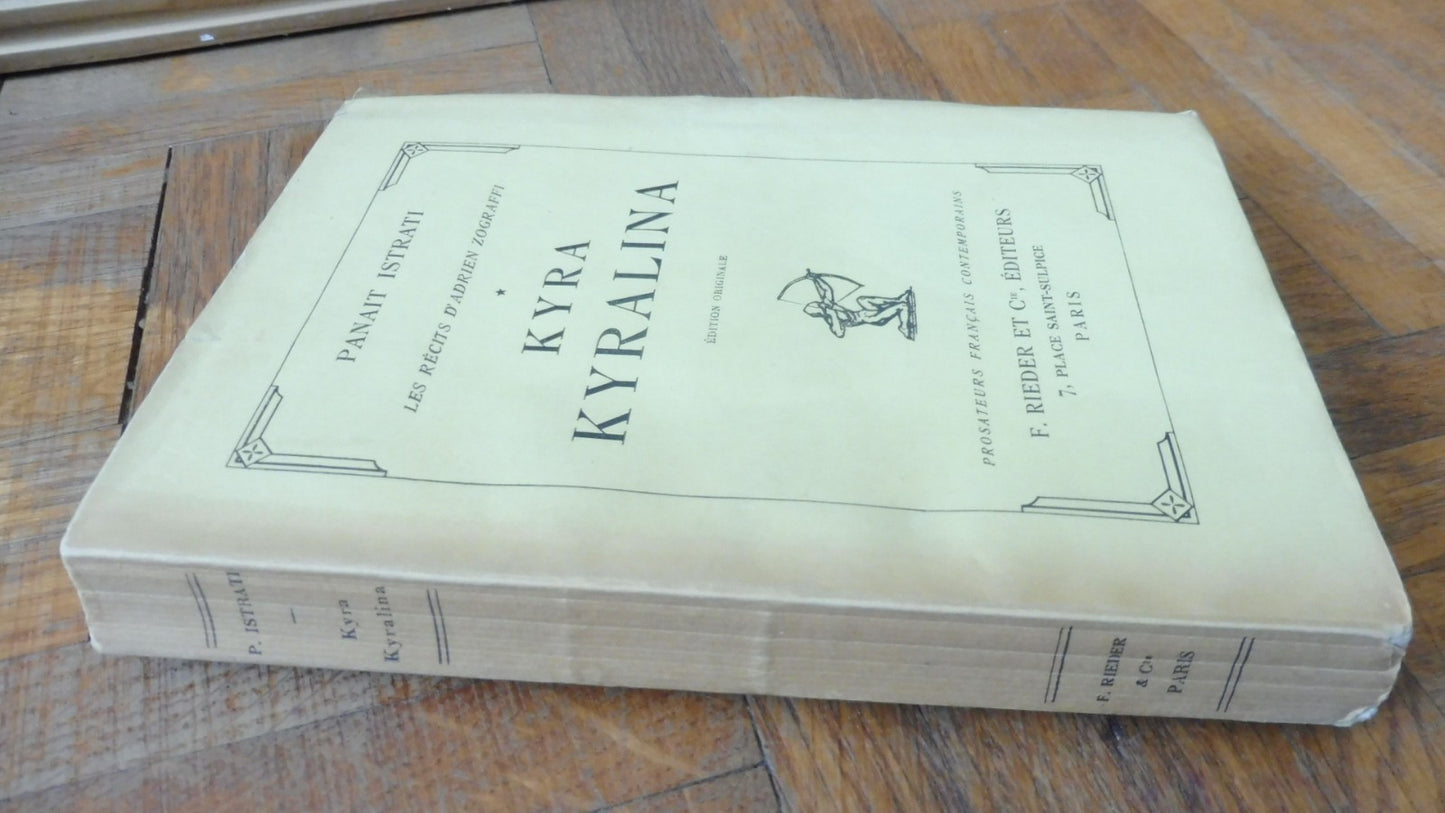 Kyra Kyralina (Panait Istrati) 1924 EO LAFUMA