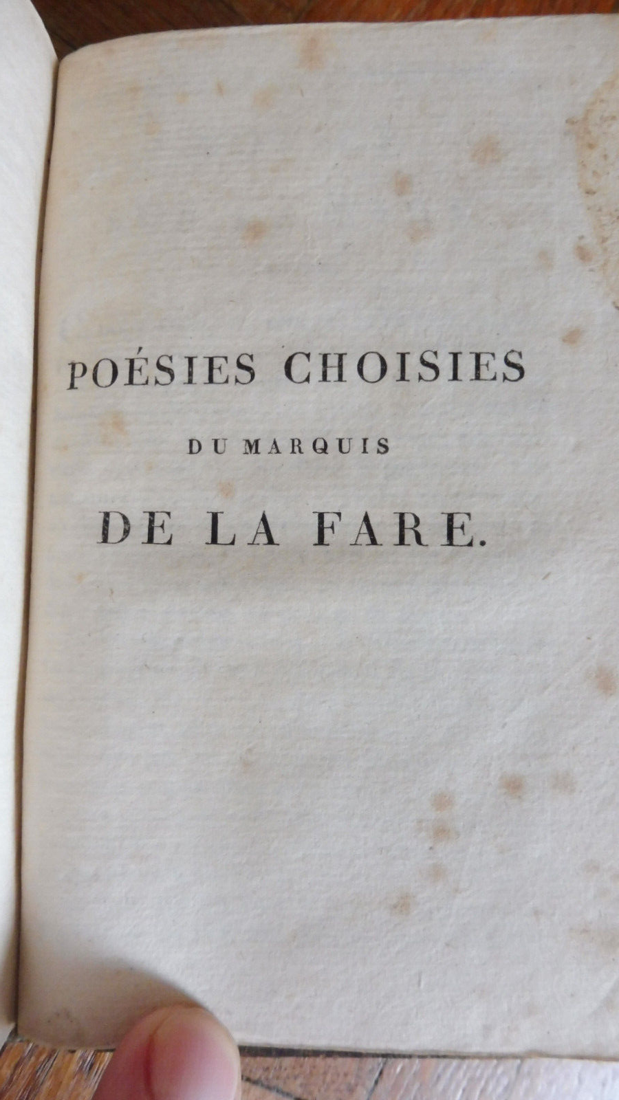 Poésies de Chaulieu (Guillaume Amfrye de Chaulieu) 1803