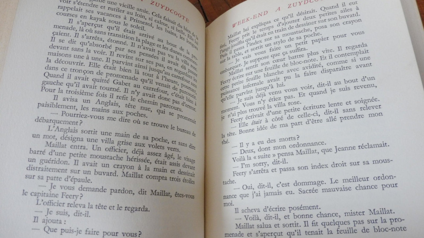Week-end à Zuydcoote (Robert Merle) 1952 VELIN